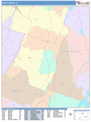 Mount Vernon Digital Map Color Cast Style